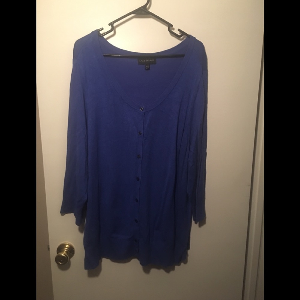 Lane Bryant button cardigan